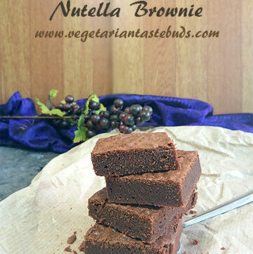 3 Ingredient Nutella Brownies Recipe 
