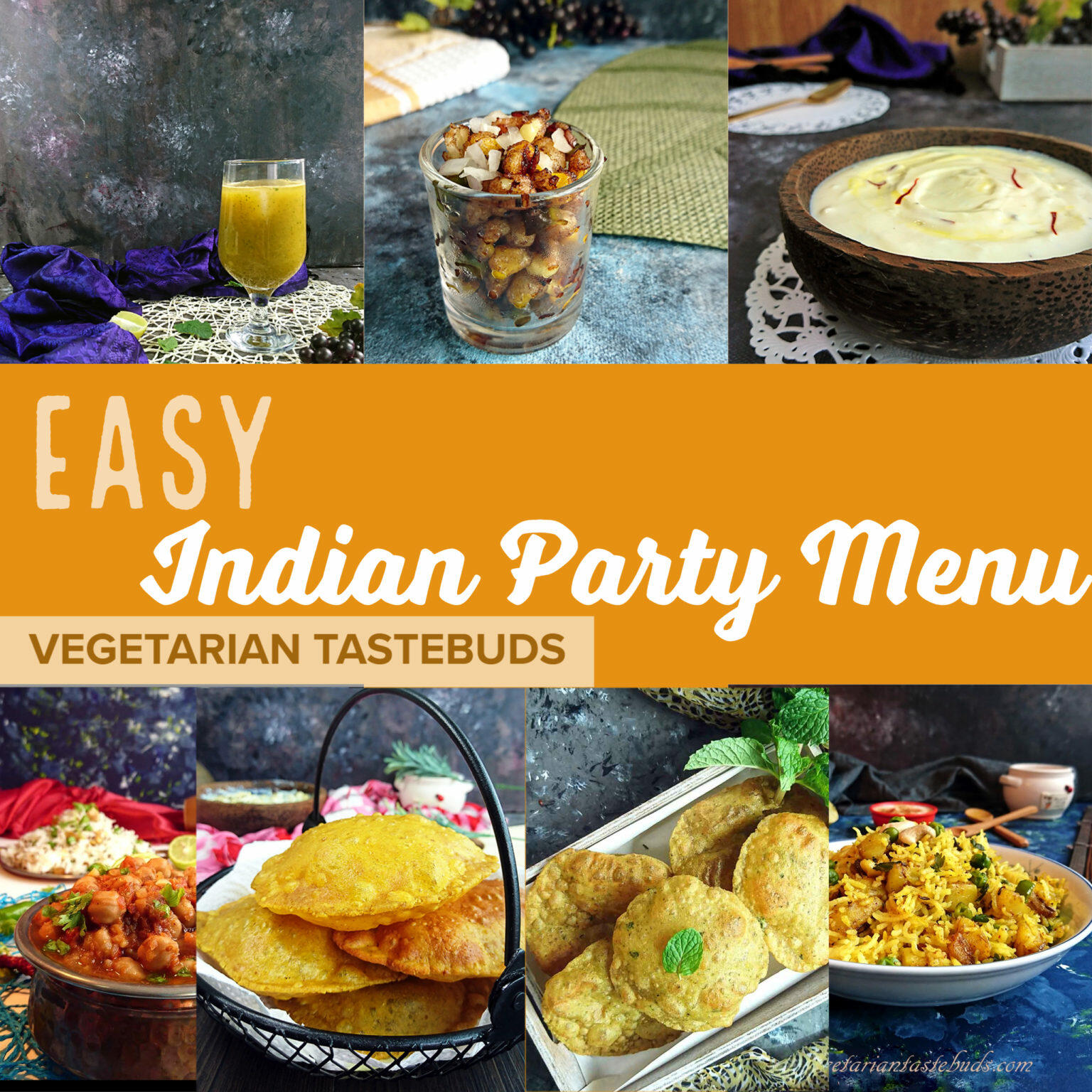 indian dinner party menu planner