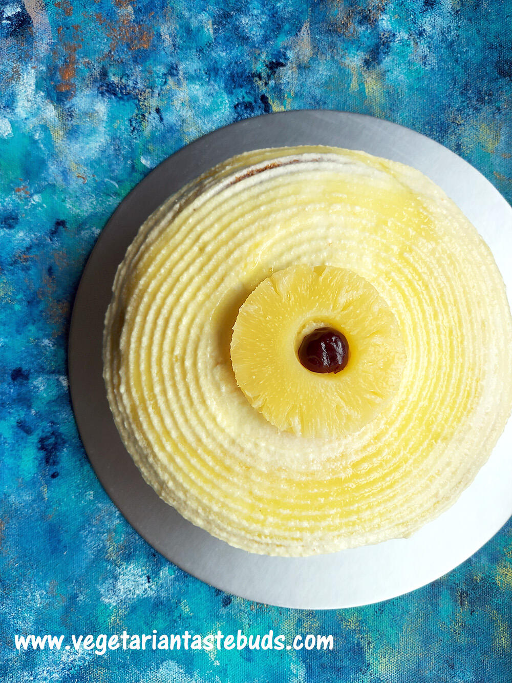 Eggless Pineapple Upside Down Cake Recipe – Gayathri's Cook Spot